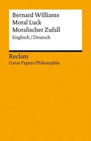 Cover von Moral Luck / Moralischer Zufall