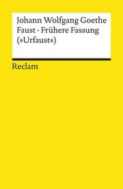 Cover von Faust, Frühere Fassung ('Urfaust')