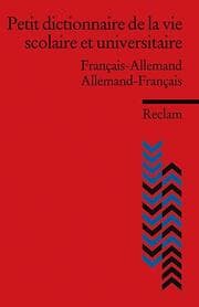 Cover von Petit dictionnaire de la vie scolaire et universitaire