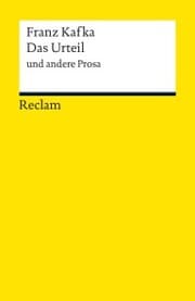 Cover von Das Urteil und andere Prosa