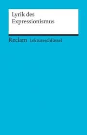 Cover von Lyrik des Expressionismus