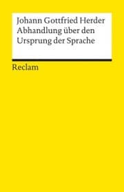 Cover von Abhandlung über den Ursprung der Sprache