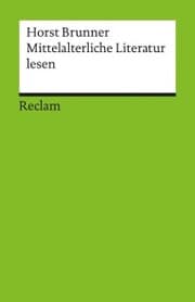 Cover von Mittelalterliche Literatur lesen