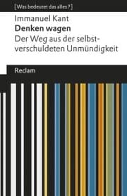 Cover von Denken wagen. Der Weg aus der selbstverschuldeten Unmündigkeit