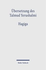 Cover von Übersetzung des Talmud Yerushalmi