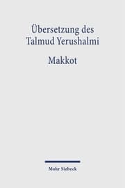 Cover von Übersetzung des Talmud Yerushalmi