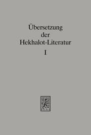 Cover von Übersetzung der Hekhalot-Literatur