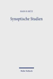 Cover von Synoptische Studien