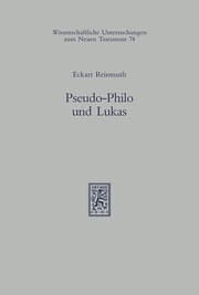 Cover von Pseudo-Philo und Lukas