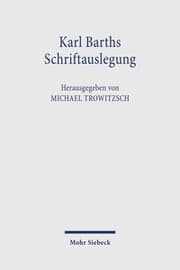 Cover von Karl Barths Schriftauslegung