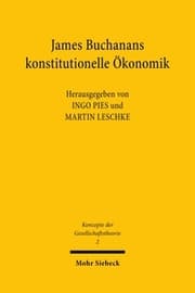 Cover von James Buchanans konstitutionelle Ökonomik