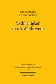 Cover von Nachhaltigkeit durch Wettbewerb