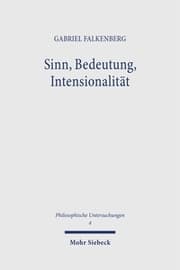 Cover von Sinn, Bedeutung, Intensionalität