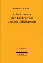 Cover von Abhandlungen zum Kirchenrecht und Staatskirchenrecht