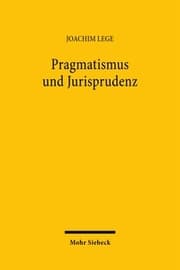 Cover von Pragmatismus und Jurisprudenz