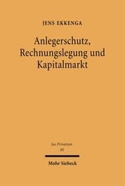 Cover von Anlegerschutz, Rechnungslegung und Kapitalmarkt