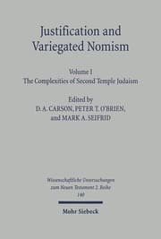 Cover von Justification and Variegated Nomism. Volume I