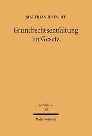 Cover von Grundrechtsentfaltung im Gesetz