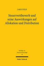 Cover von Steuerwettbewerb und seine Auswirkungen auf Allokation und Distribution