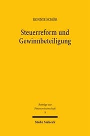 Cover von Steuerreform und Gewinnbeteiligung