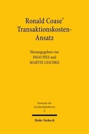 Cover von Ronald Coase' Transaktions-Ansatz