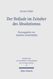 Cover von Der Hofjude im Zeitalter des Absolutismus