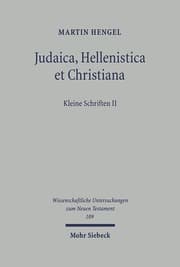 Cover von Judaica, Hellenistica et Christiana
