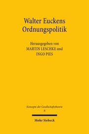 Cover von Walter Euckens Ordnungspolitik