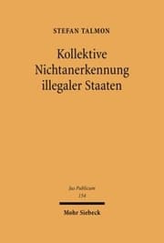 Cover von Kollektive Nichtanerkennung illegaler Staaten