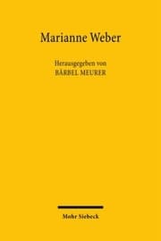 Cover von Marianne Weber