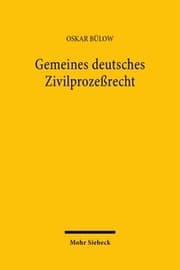 Cover von Gemeines deutsches Zivilprozeßrecht