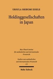 Cover von Holdinggesellschaften in Japan