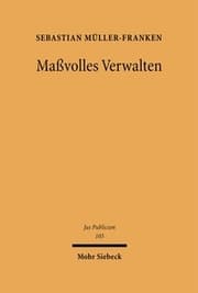 Cover von Maßvolles Verwalten