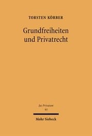 Cover von Grundfreiheiten und Privatrecht