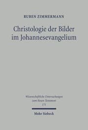 Cover von Christologie der Bilder im Johannesevangelium
