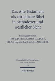 Cover von Das Alte Testament als christliche Bibel in orthodoxer und westlicher Sicht
