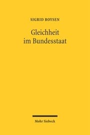 Cover von Gleichheit im Bundesstaat