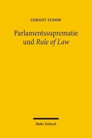 Cover von Parlamentssuprematie und Rule of Law