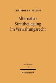 Cover von Alternative Streitbeilegung im Verwaltungsrecht