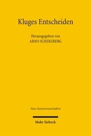 Cover von Kluges Entscheiden