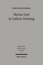 Cover von Marias Lied in Luthers Deutung