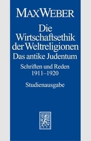Cover von Die Wirtschaftsethik der Weltreligionen III