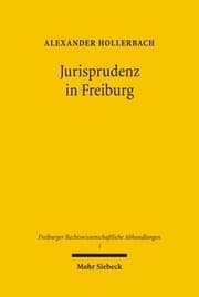 Cover von Jurisprudenz in Freiburg