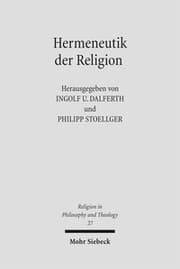 Cover von Hermeneutik der Religion