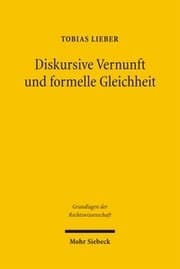 Cover von Diskursive Vernunft und formelle Gleichheit