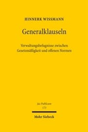 Cover von Generalklauseln