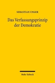 Cover von Das Verfassungsprinzip der Demokratie