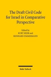 Cover von The Draft Civil Code for Israel in Comparative Perspective