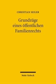 Cover von Grundzüge eines öffentlichen Familienrechts