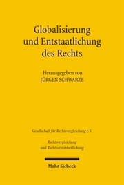 Cover von Globalisierung und Entstaatlichung des Rechts